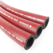 1/4 Inch Flexible Sae 100 R1 Smooth Surface One High Tensile Steel Braid Red Fire Extinguishing Hose